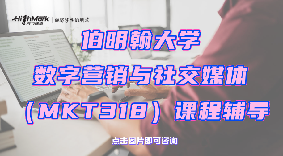 伯明翰大学数字营销与社交媒体（MKT318）课程辅导