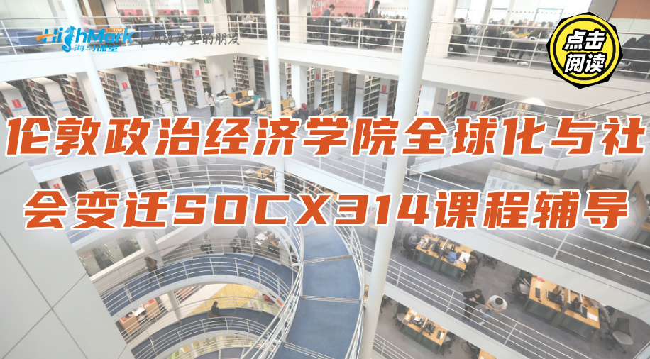 伦敦政治经济学院全球化与社会变迁SOCX314课程辅导