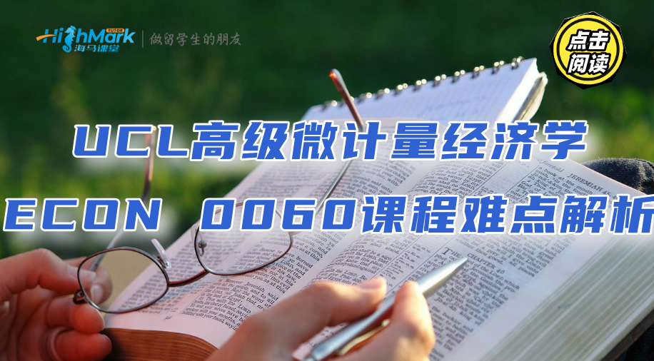 UCL高级微计量经济学ECON 0060课程难点解析