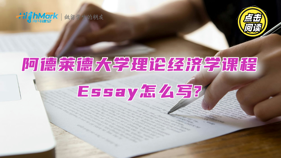 阿德莱德大学理论经济学课程Essay怎么写?