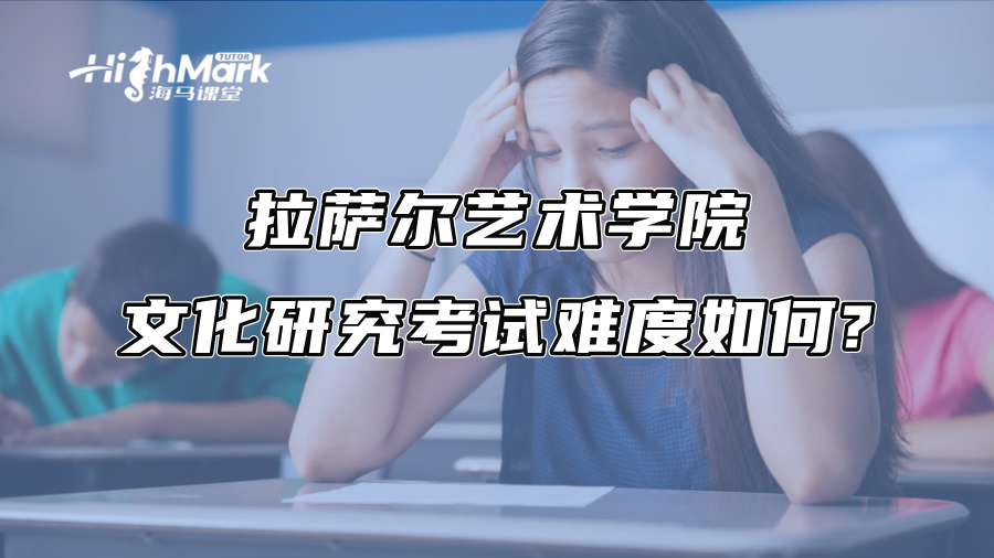 拉萨尔艺术学院文化研究考试难度如何?
