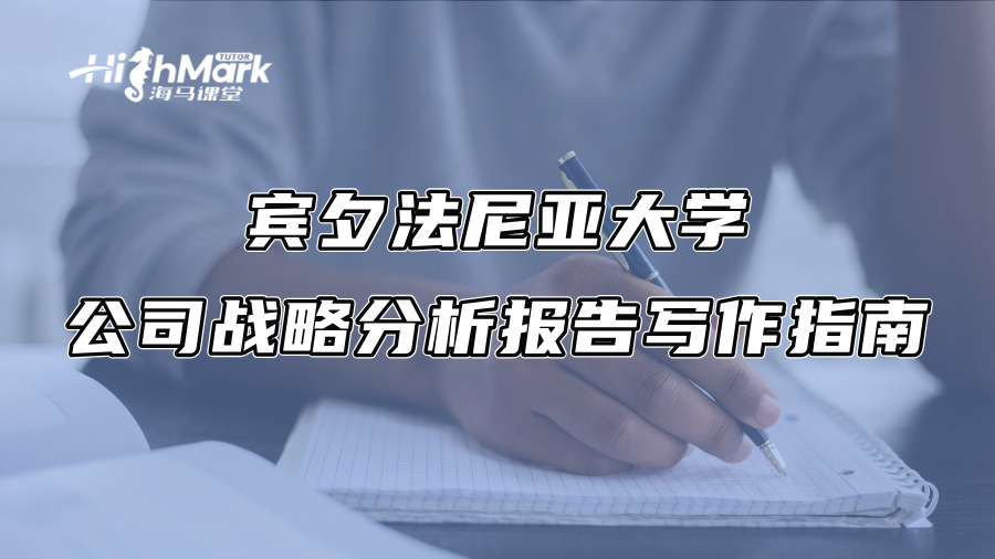 宾夕法尼亚大学公司战略分析报告写作指南
